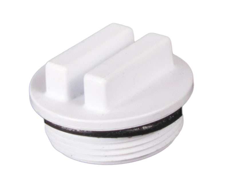 CMP 25543 - 000 - 000 All Purpose Pool Plug with O - Ring 1.5", White – Vita Pool Supply