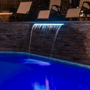 CMP Brilliant Wonders® 12" LED Lighted Waterfall, 6" Lip – Vita Pool Supply