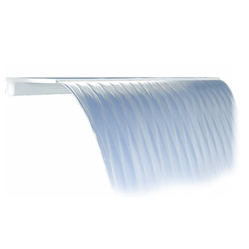 CMP Natural Wonders® Classic 18" Waterfall - 6" Lip, Bottom Port, White (25576 - 180 - 000) – Vita Pool Supply