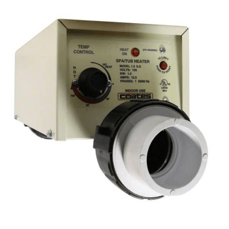 Coates 15ILS ILS Series In - Line Spa Heater 1.5kW 120V – Vita Pool Supply