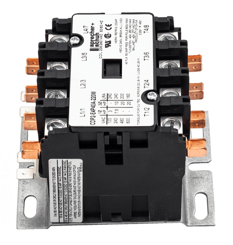 Coates 21001300 4 - Pole 50 Amp Contactor 208V 240V – Vita Pool Supply