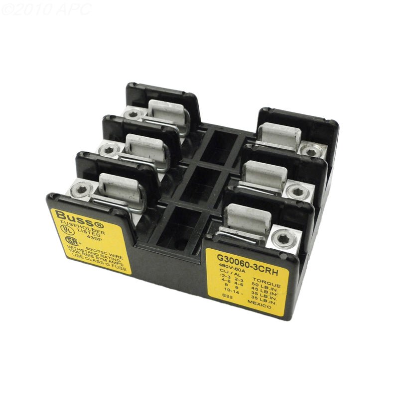 Coates 29010150 3 - Pole 60A 480V Fuse Holder – Vita Pool Supply