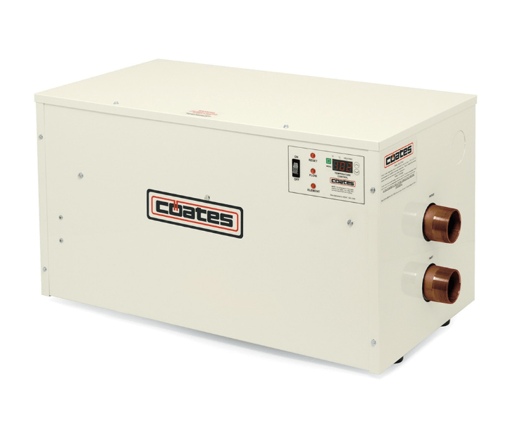 Coates PHS Electric Salt - Friendly Heater Cupronickel 24KW, 208V, 67A, 3 - Phase, 32024PHS - CN – Vita Pool Supply