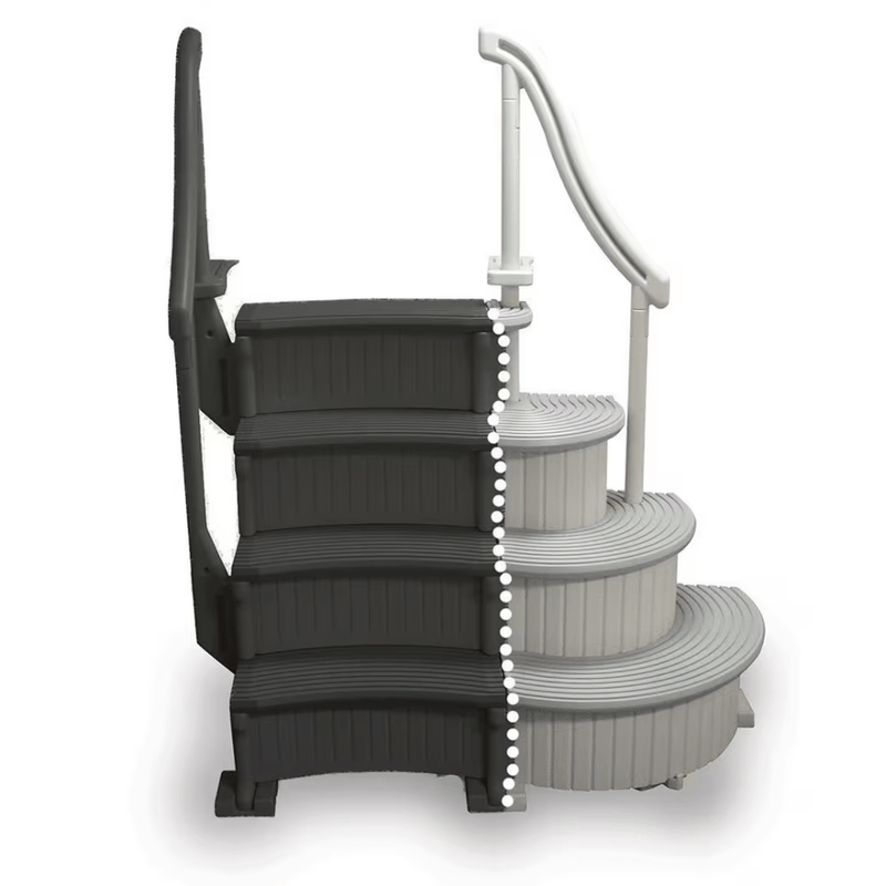 Confer CCX - ADD Curve Corner Step Add - On for CCX - AG/IG Base Steps - Vita Pool Supply