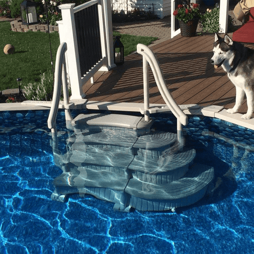 Confer CCX - ADD Curve Corner Step Add - On for CCX - AG/IG Base Steps – Vita Pool Supply