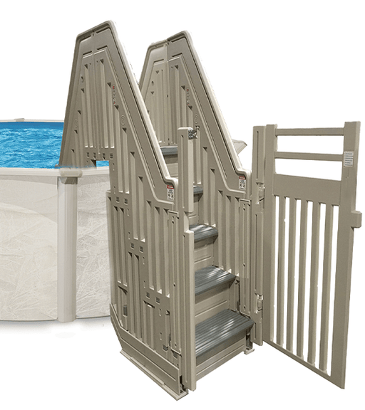 Confer Double Pool Entry System with Gate, PES - DBL - X – Vita Pool Supply