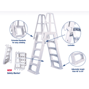 Trevi Costa Hollywood 52" Oval Above Ground Pool Package – Steel Frame, 6" Rails – Vita Pool Supply