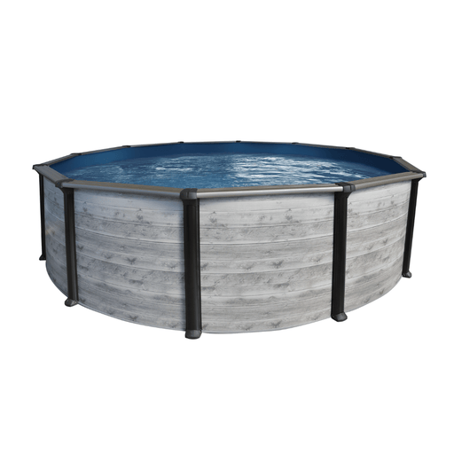 Trevi Costa Hollywood 52" Round Above Ground Pool Package – Steel Frame, 6" Rails – Vita Pool Supply
