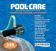 Danner Cover Care Pool Cover Pump - 25' Cord, 500 GPH, CC500 – Vita Pool Supply