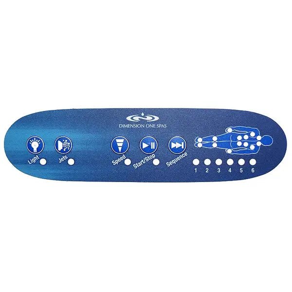Dimension One Massage Sequencing 5 - Button Overlay 01560 - 0003 – Vita Pool Supply