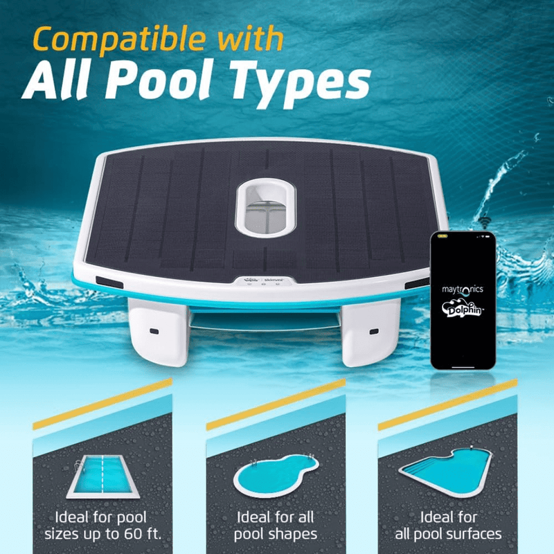 Dolphin Skimmi Solar - Powered Robotic Skimmer – 24/7 (9997001) – Vita Pool Supply