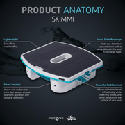 Dolphin Skimmi Solar - Powered Robotic Skimmer – 24/7 (9997001) – Vita Pool Supply