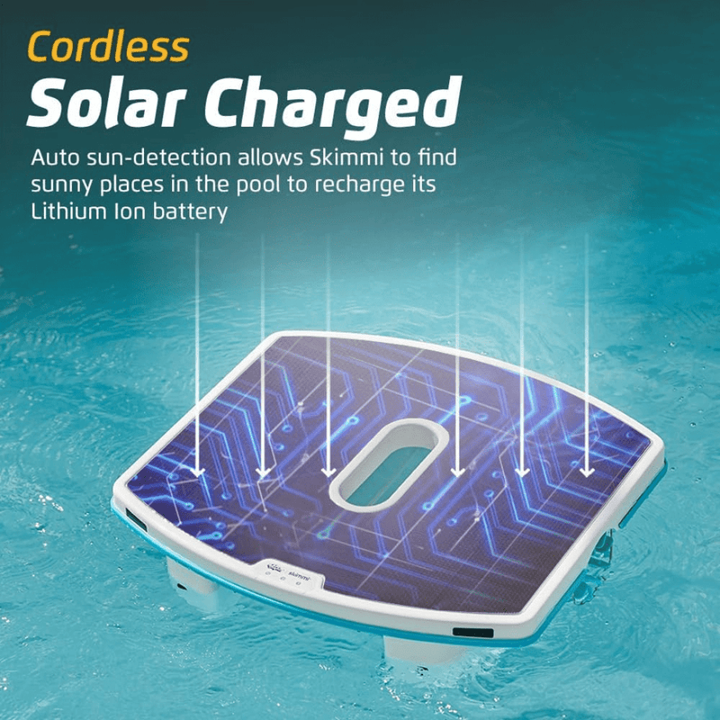 Dolphin Skimmi Solar - Powered Robotic Skimmer – 24/7 (9997001) – Vita Pool Supply