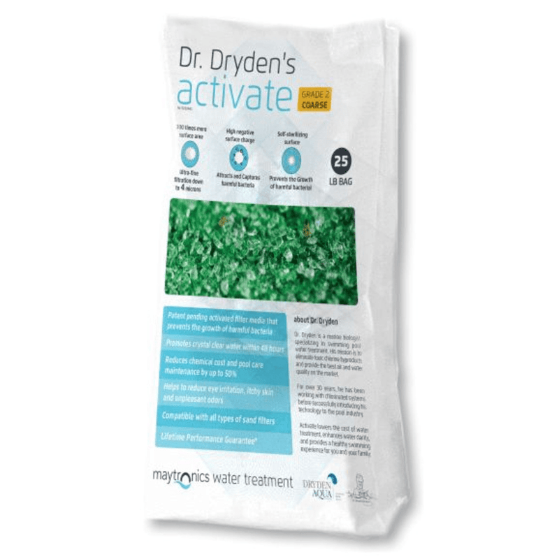 Dr. Dryden's Activate Coarse Filter Media, Grade 2 – 25 lbs (A999009) – Vita Pool Supply