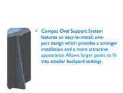 Elmhaven Oval Above - Ground Pool, Skimmer & Liner Included, 52" Wall Height, 7" Resin Top Rails – Vita Pool Supply
