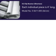 Embassy - Doughboy E - Z Clip Receiver 4' Long for Above Ground Pools - 36 Pack (5 - 5611 - 005) – Vita Pool Supply