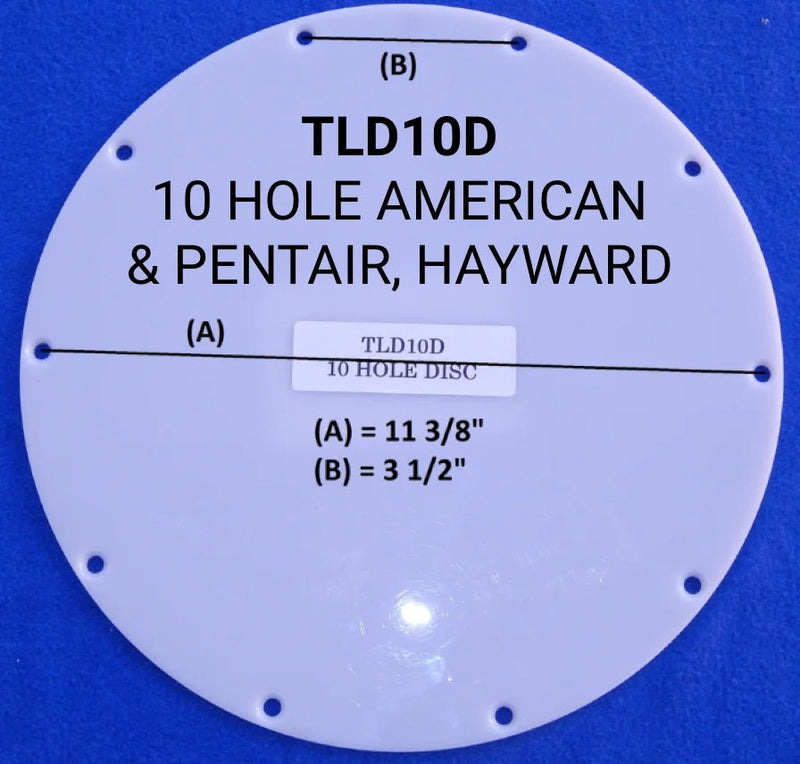 Frank Wall Enterprises TLD10D Lexan® The Light Doctor Seal Ring Disc for 10 - Hole Light Niches – Vita Pool Supply