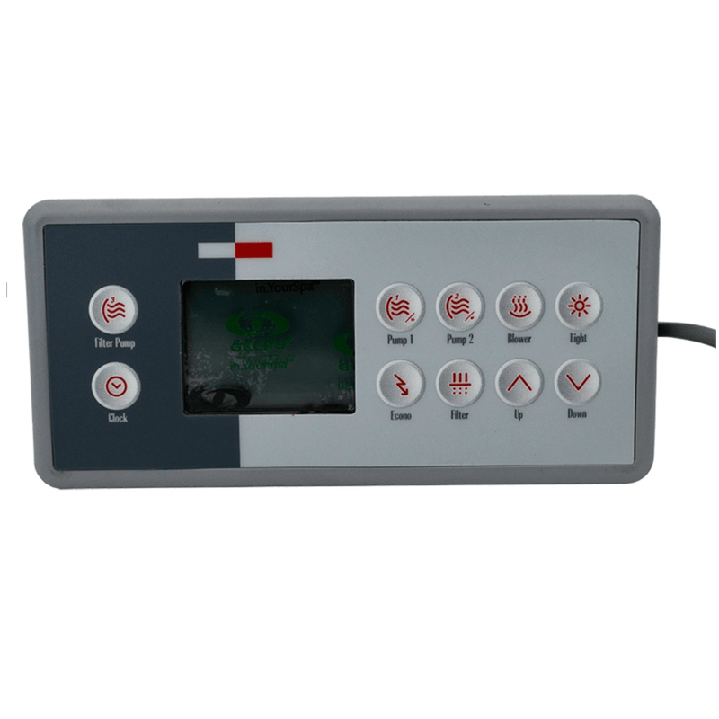 Gecko TSC - 4 - 10K - GE1 Keypad 1 Pump Topside Keypad Control BDLTSC410K – Vita Pool Supply