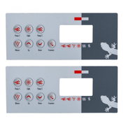 Gecko TSC - 8 Rectangle Keypad 0200 - 007194 – Vita Pool Supply