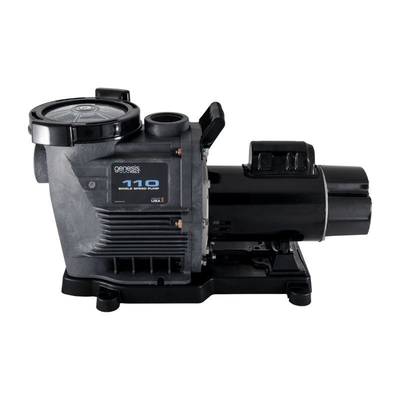 Genesis 1.1 HP Single - Speed Pump, Dual Voltage, GPPD110 / PD - 110 — 3 - Year Warranty – Vita Pool Supply