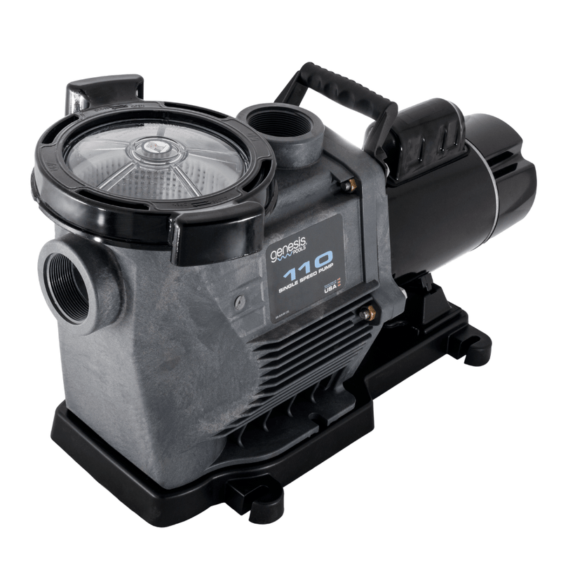 Genesis 1.1 HP Single - Speed Pump, Dual Voltage, GPPD110 / PD - 110 — 3 - Year Warranty – Vita Pool Supply