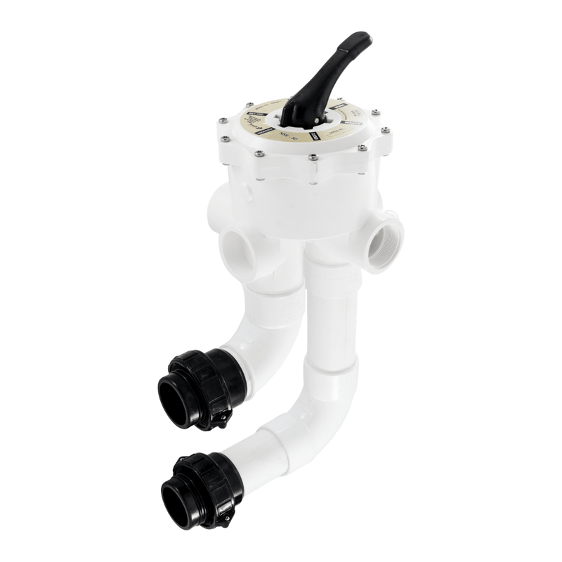 Genesis 2" FPT D.E. MultiPort Valve with Unions, GPWVD001 / WVD001 – Vita Pool Supply