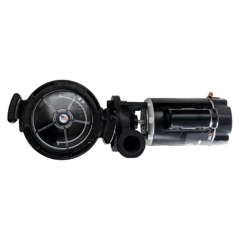 Genesis 2 HP 2 - Speed Above Ground Pump, Side Discharge, 48 - Frame, 3' Nema Cord, GPSD101NBY / SD - 10 - 2 - N, 3 - Year Warranty – Vita Pool Supply