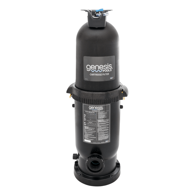 Genesis 200 Sq Ft Single Cartridge Filter GPPCCF200 / PCCF - 200, 3 - Year Warranty – Vita Pool Supply