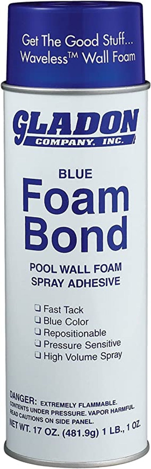 Gladon Blue Foam Bond Spray Adhesive 24 oz, FB24 (3M 72) – Vita Pool Supply
