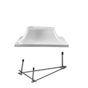 Global 8' GX8 Diving Board and Base with Jig White, GPP - DB - GX8 - W - C – Vita Pool Supply