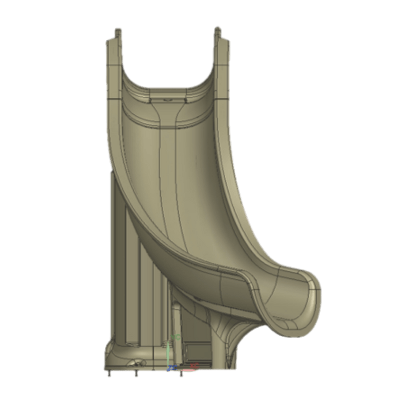 Global BAD AXE X6 6' Pool Slide, GPPS - BA - X6 – Vita Pool Supply