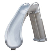 Global BAD AXE X6 Pool Slide, 6' H, Silver Quartz, GPPS - BA - X6 – Vita Pool Supply
