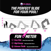Global BAD AXE X7 7'4" Pool Slide, GPPS - BA - X7 – Vita Pool Supply