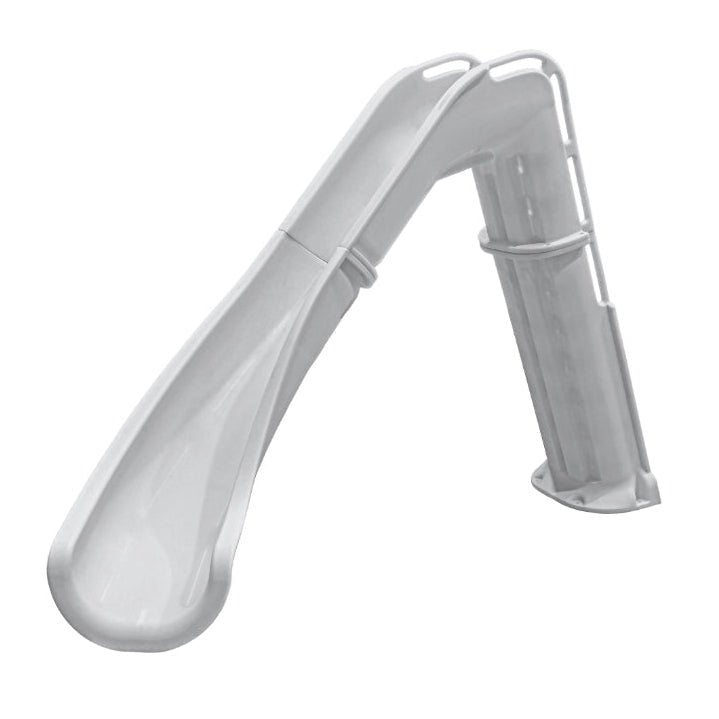 Global BAD AXE X7 Pool Slide, 7'4" H, Silver Quartz, GPPS - BA - X7 – Vita Pool Supply