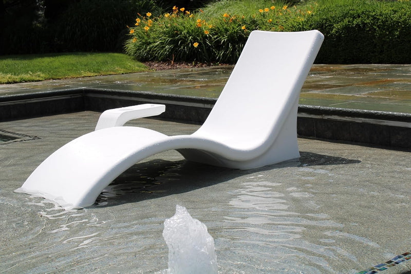 Global Lounger Pool Lounge Chair with Connecting Table – Set of 2 – Vita Pool Supply