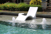 Global Lounger Pool Lounge Chair with Connecting Table – Set of 2 – Vita Pool Supply
