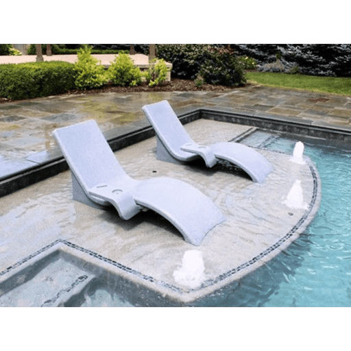 Global Lounger Pool Lounge Chair with Connecting Table – Set of 2 – Vita Pool Supply
