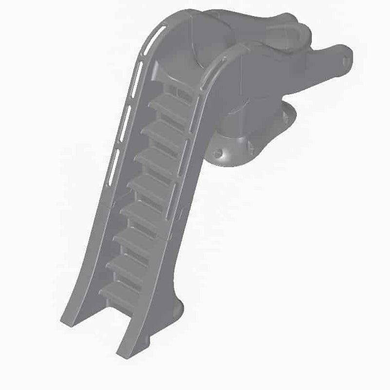 Global Rip Tide 7'8" Pool Slide, Right Turn, Sandstone, GPPSRT - SAND - R – Vita Pool Supply