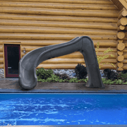 Global Side Winder Slide, Gray, Right Turn, GPPSSW - GREY - R – Vita Pool Supply