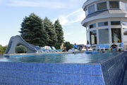 Global Splash 4'2" Pool Slide with Enclosed Ladder, Right Turn – Vita Pool Supply