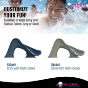 Global Splash 4'2" Pool Slide with Enclosed Ladder, Right Turn – Vita Pool Supply