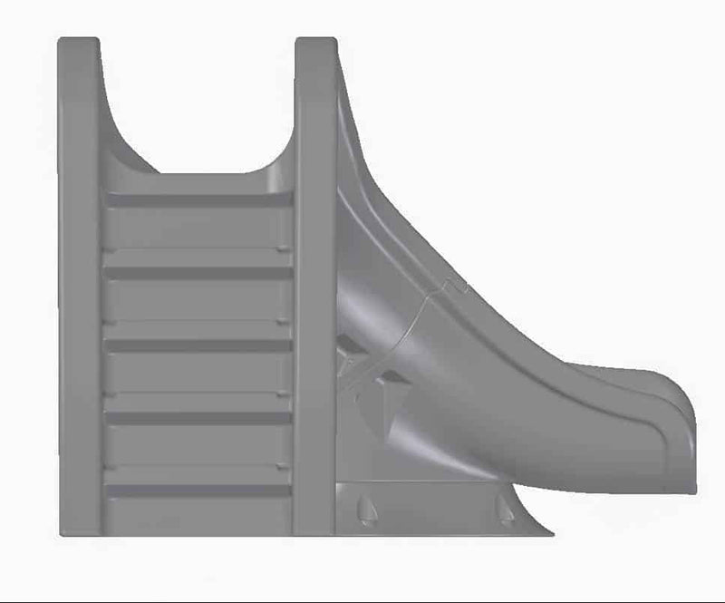 Global Splash 4'2" Pool Slide with Enclosed Ladder, Right Turn – Vita Pool Supply