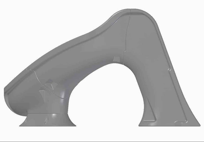 Global Splash 4'2" Pool Slide with Enclosed Ladder, Right Turn – Vita Pool Supply