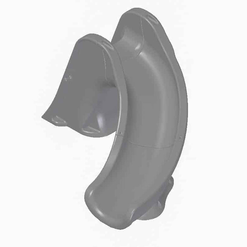 Global Splash 4'2" Pool Slide with Enclosed Ladder, Right Turn – Vita Pool Supply
