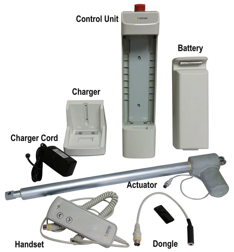 Global TI600CS F Lift C/P/S - Series SKF Battery to TiMotion Conversion Kit With Actuator – Vita Pool Supply