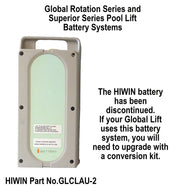 Global TI600CS NA Lift C/P/S - Series SKF Battery to TiMotion Conversion Kit, No Actuator – Vita Pool Supply