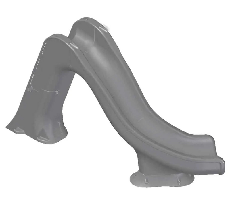 Global Tidal Wave 7' 8" Pool Slide with Enclosed Ladder – Vita Pool Supply