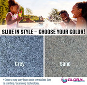 Global Tidal Wave 7' 8" Pool Slide with Enclosed Ladder – Vita Pool Supply