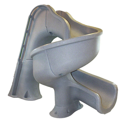 Global Tsunami 7'8" Pool Slide, Gray Granite, GPPSTS - GREY – Vita Pool Supply