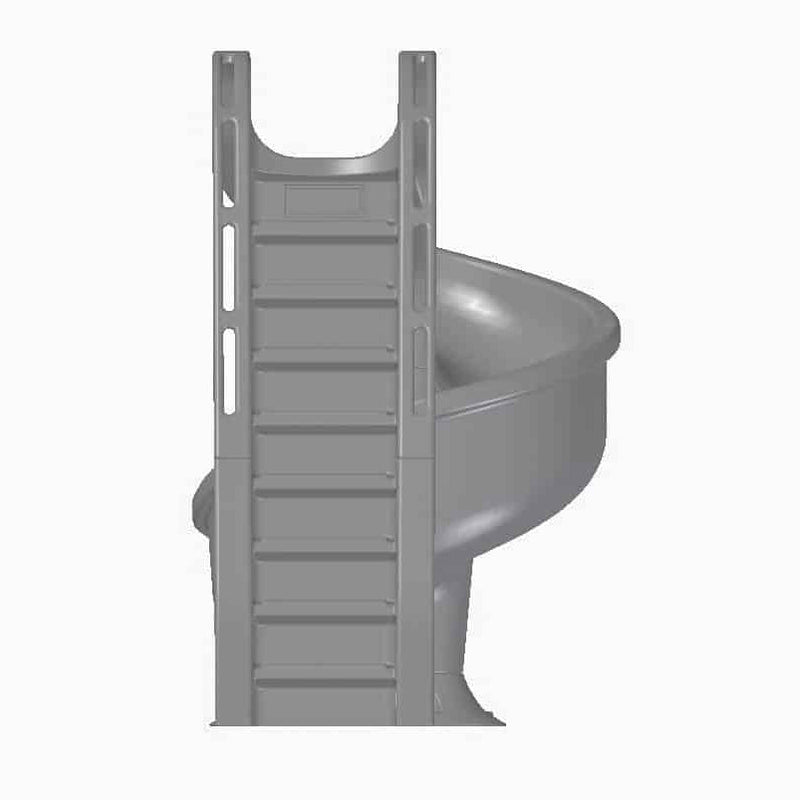 Global Tsunami 7'8" Pool Slide, Gray Granite, GPPSTS - GREY – Vita Pool Supply